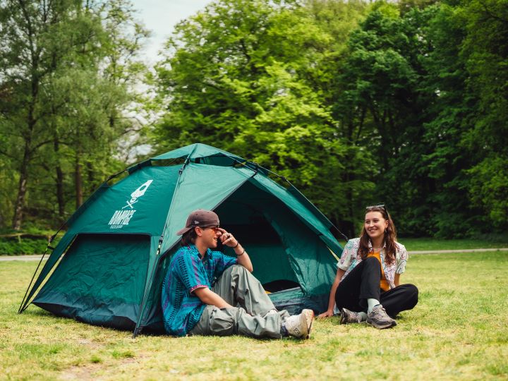 Rent A tent + Air Mattress + Sleeping Bag - Hire 2P