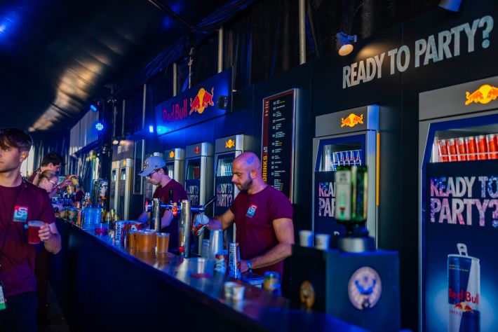 Happy Hour at the camping bars